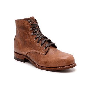Well Loved Wolverine 1000 MILE BOOT (presumed size 10 with 12in long outsole)